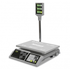 Весы торговые M-ER 326 ACP-15.2 "Slim" LCD Белые