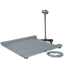 Весы платформенные CAS Геркулес 1Т 1240х1240х38 (нержавеющая сталь, датчик BSS, индикатор CI-200S)