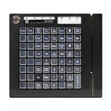 Программируемая клавиатура KB-64RK черная с ридером магнитных карт на 1&2-я дорожки