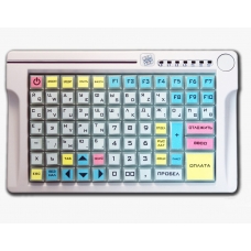 Программируемая клавиатура LPOS-084-M12(USB) бежевая с ридером магнитных карт на 2 дорожки