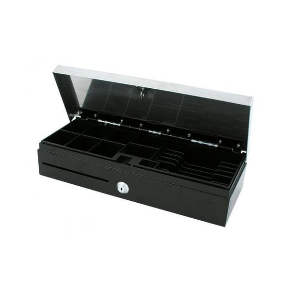 Денежный ящик FT460 (flip-top, интерфейс Epson, кабель 3м, черный) Денежный ящик FT460 (flip-top, интерфейс Epson, кабель 3м, черный)