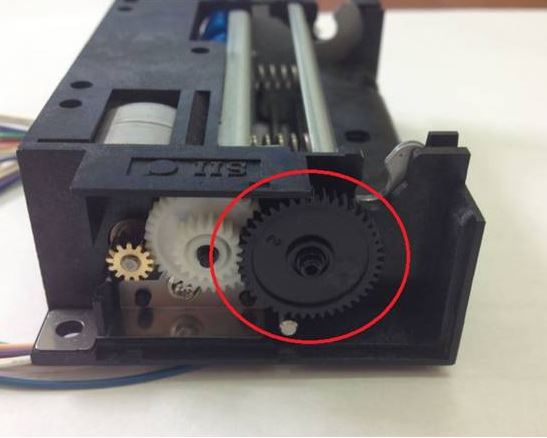 Шестеренка для печатающего механизма Шестеренка для печатающего механизма