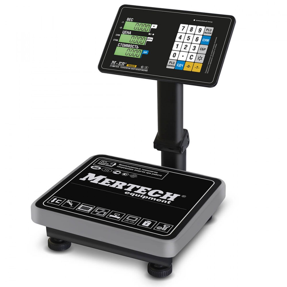 Весы напольные M-ER 333 ACPU-60.20 с расч. стоимости LCD Весы напольные M-ER 333 ACPU-60.20 с расч. стоимости LCD